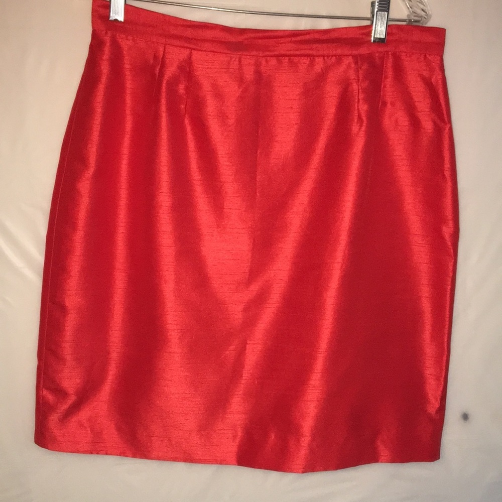 Vintage Rina Rossi Pencil Skirt Size 14 Orange